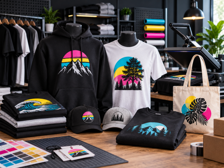 Custom apparel printing by HQ Print USA